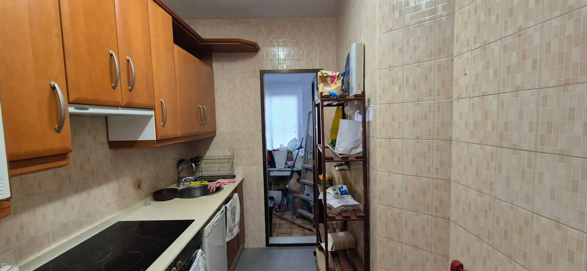 Cocina de Casa adosada en venta en Roquetas de Mar con Aire acondicionado, Terraza y Piscina