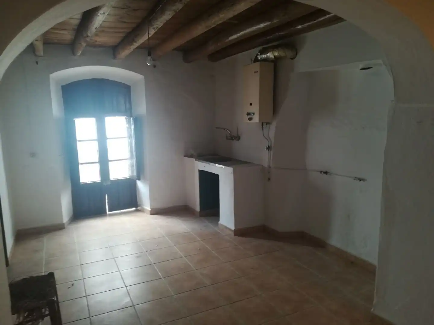Cuina de Casa o xalet en venda en Aroche amb Balcó