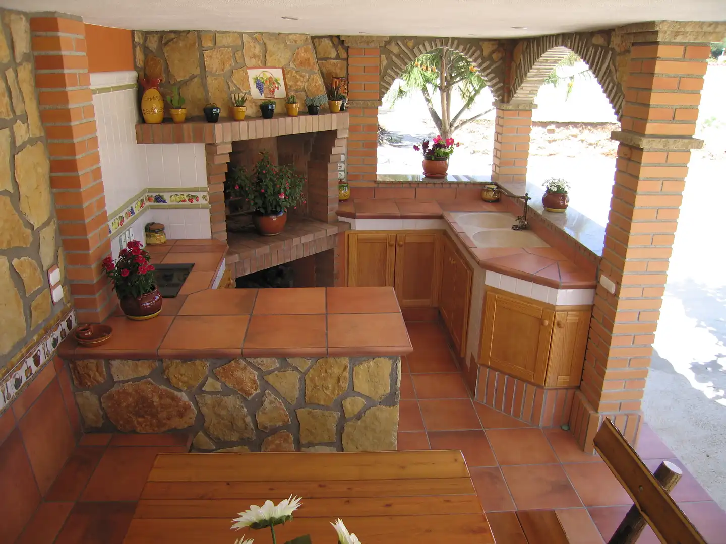 Cocina de Casa o chalet en venta en Benicarló con Jardín privado, Piscina y Amueblado