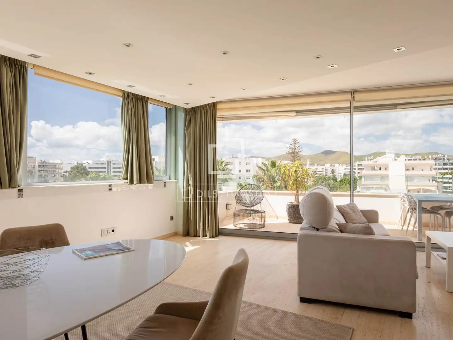 Exterior view of Flat for sale in Eivissa  with Air Conditioner, Swimming Pool and Furnished