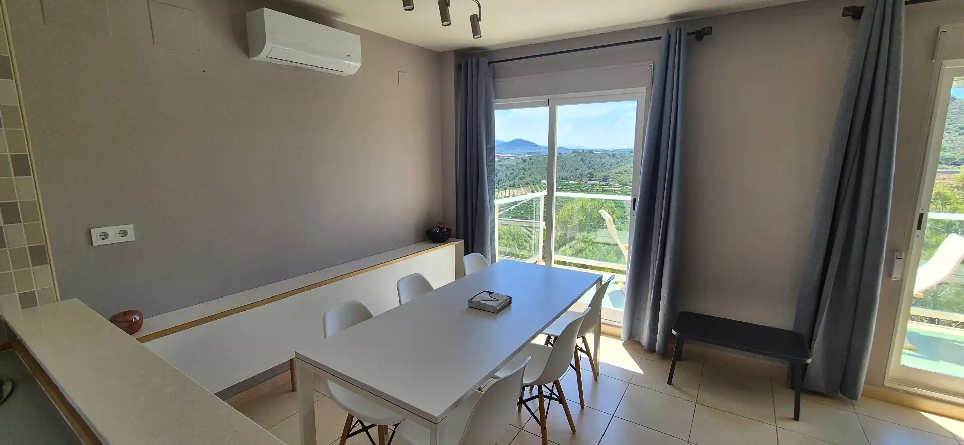 Dining room of Houses for sale in Almiserà  with Air Conditioner, Heating and Private garden