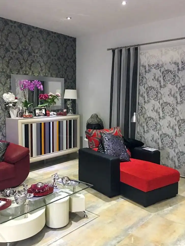 Sala d'estar de Casa o xalet de lloguer en Pilar de la Horadada amb Aire condicionat, Calefacció i Jardí privat
