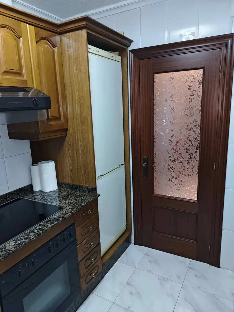 Kitchen of Flat for sale in Avilés  with Storage room and Furnished