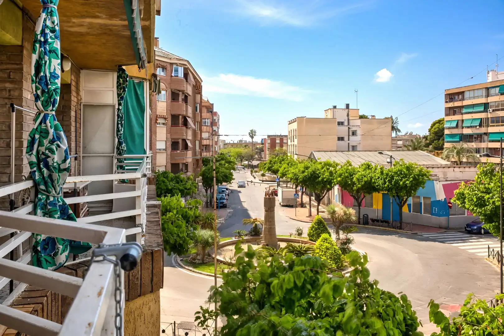Außenansicht von Wohnung zum Verkauf in Mutxamel mit Parkett, Terrasse und Möbliert