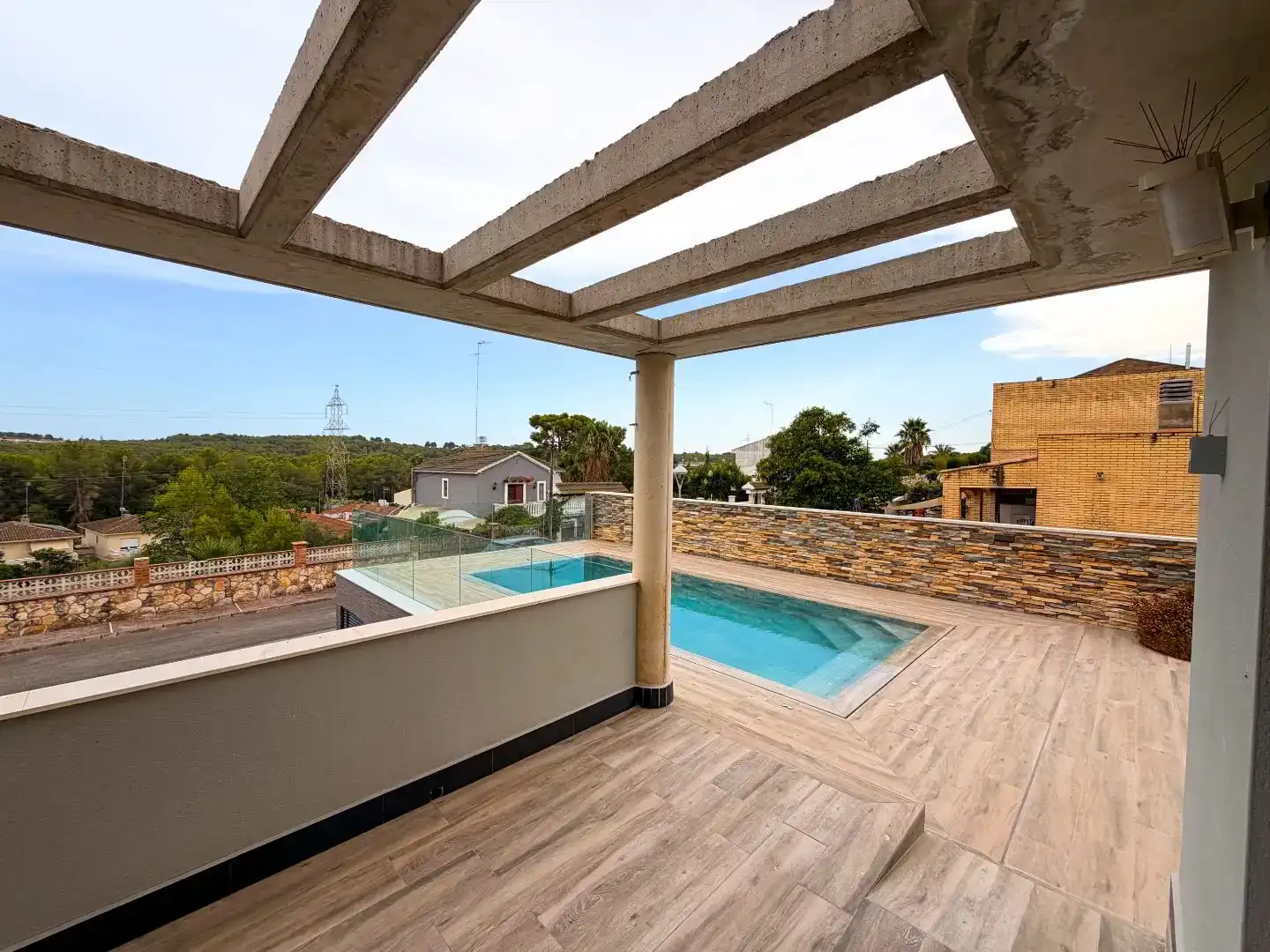 Terrassa de Casa o xalet en venda en Els Pallaresos amb Aire condicionat, Piscina i Balcó