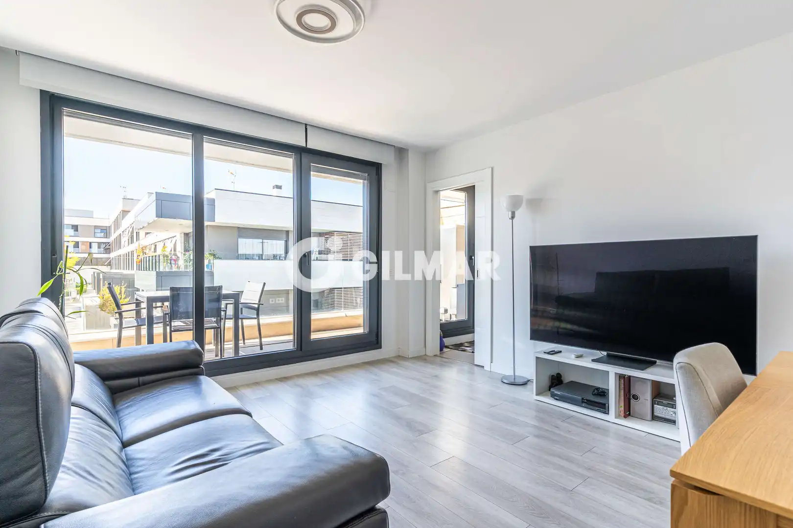 Wohnzimmer von Wohnung zum Verkauf in Las Rozas de Madrid mit Heizung, Privatgarten und Abstellraum