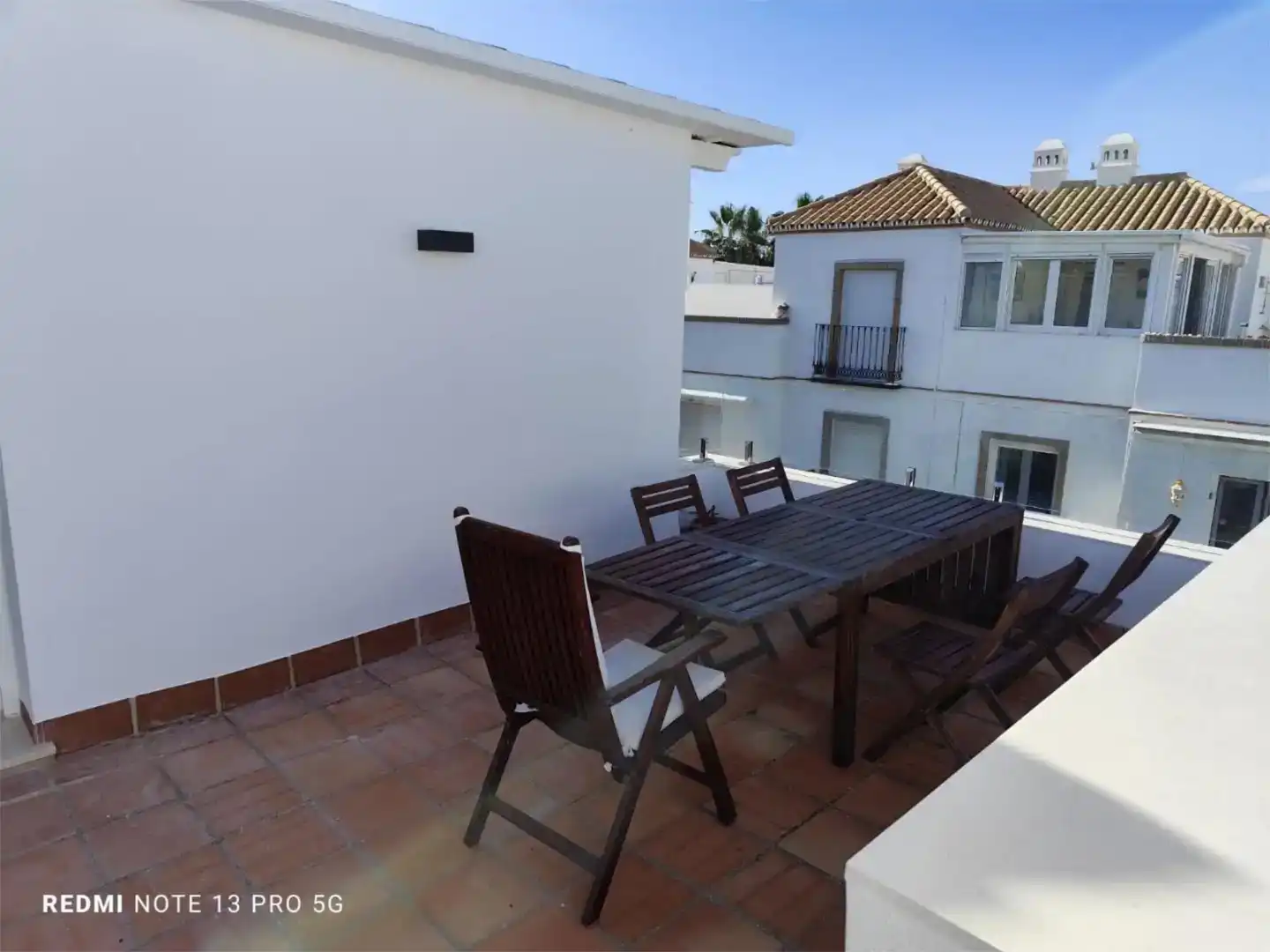 Terrassa de Dúplex de lloguer en Torrox amb Aire condicionat, Piscina i Moblat