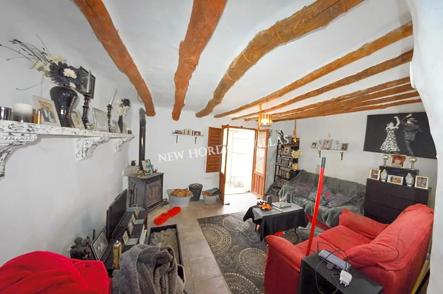 Sala de estar de Casa o chalet en venta en Cantoria con Jardín privado, Terraza y Trastero