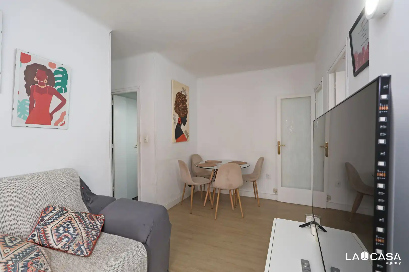 Sala de estar de Ático en venta en Barcelona con Terraza