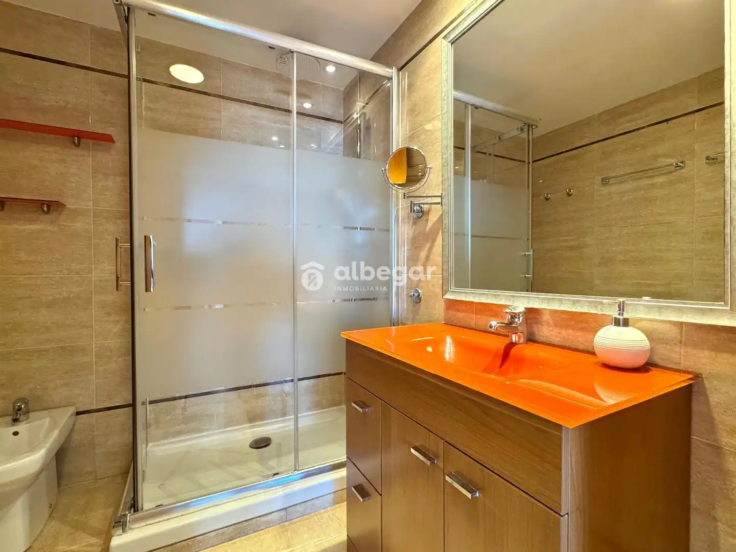 Bathroom of Duplexes for sale in Alboraya  with Air Conditioner, Heating and Parquet flooring