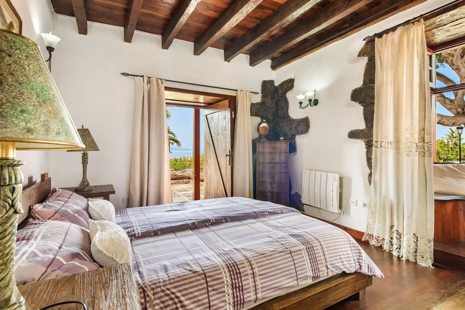 Schlafzimmer von Haus oder Chalet zum Verkauf in Tacoronte mit Heizung, Privatgarten und Terrasse