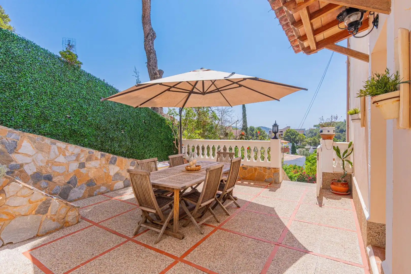 Terrace of Detached homes for sale in Andratx  with Air Conditioner, Heating and Private garden