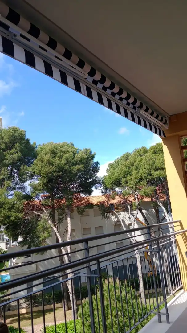 Jardí de Apartament de lloguer en Benicasim / Benicàssim amb Aire condicionat, Calefacció i Jardí privat