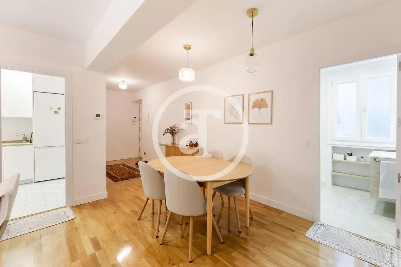Esszimmer von Wohnung zur Miete in Madrid mit Klimaanlage, Heizung und Möbliert