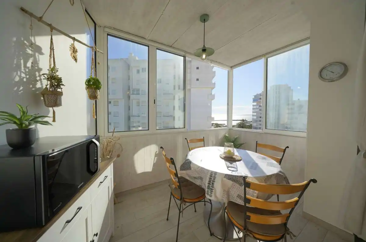 Balcony of Flat for sale in Roses