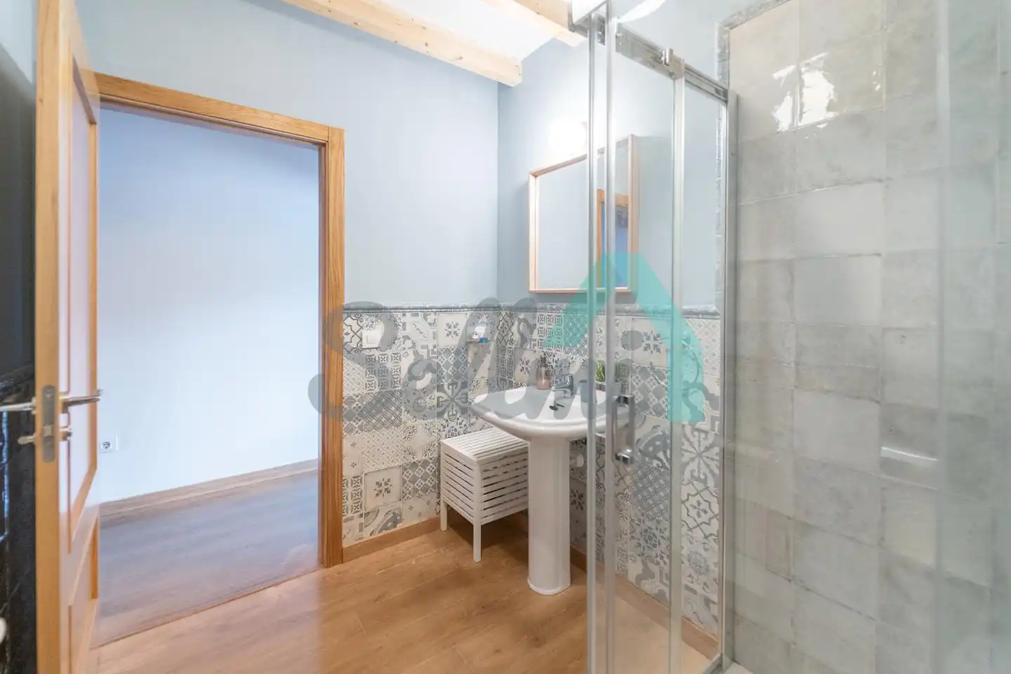 Baño de Casa adosada en venta en Ribadeo con Calefacción, Jardín privado y Terraza