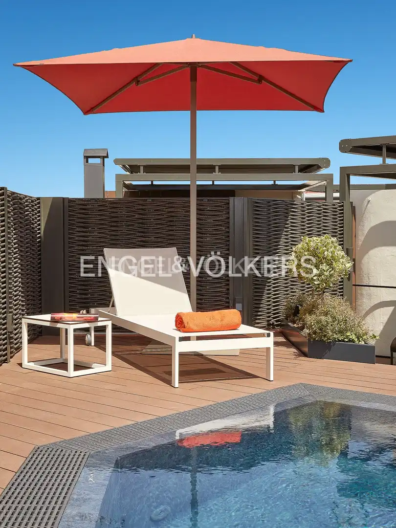 Terrace of Attic for sale in Barcelona  with Air Conditioner, Heating and Parquet flooring