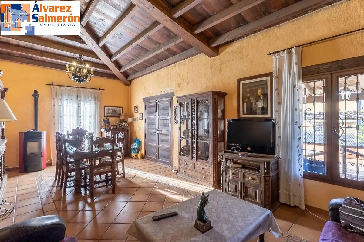 Sala d'estar de Casa o xalet en venda en La Zubia amb Jardí privat