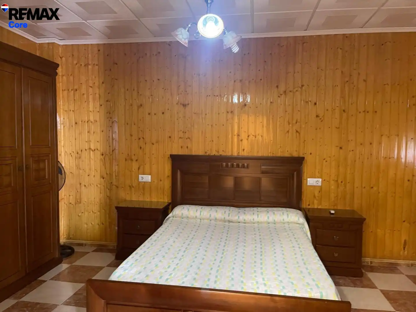 Schlafzimmer von Haus oder Chalet zum Verkauf in Montijo mit Klimaanlage, Heizung und Abstellraum