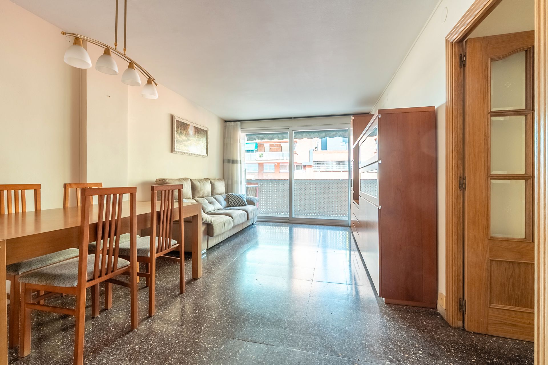 Sala de estar de Piso en venta en  Barcelona Capital con Calefacción, Terraza y Horno