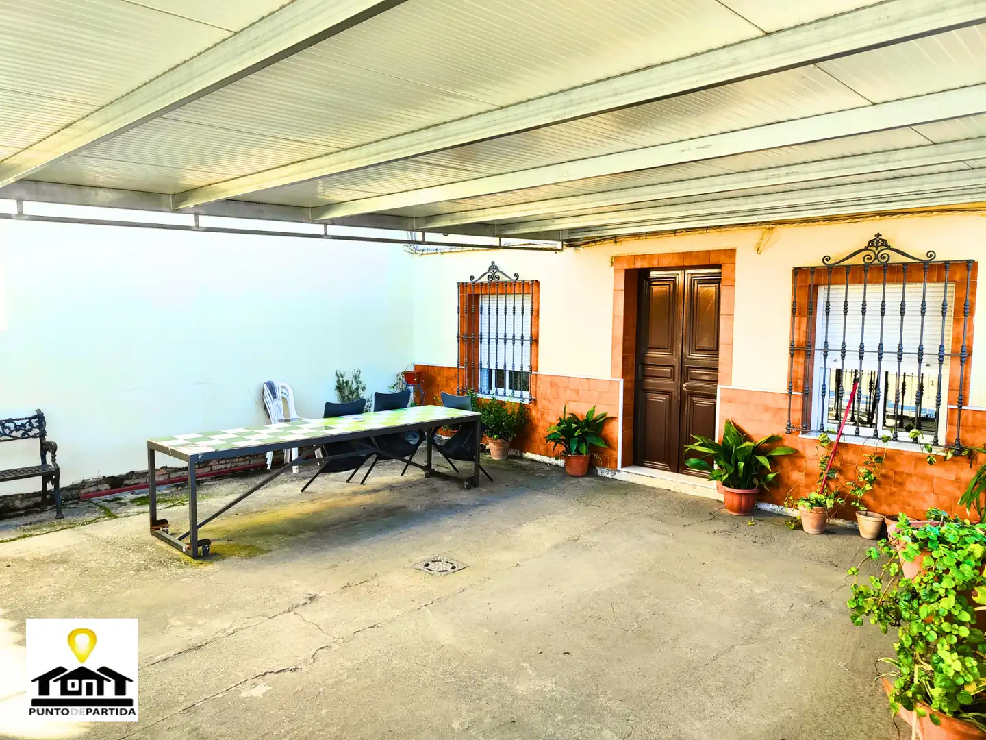 Terraza de Casa o chalet en venta en Villarrasa con Aire acondicionado, Terraza y Trastero