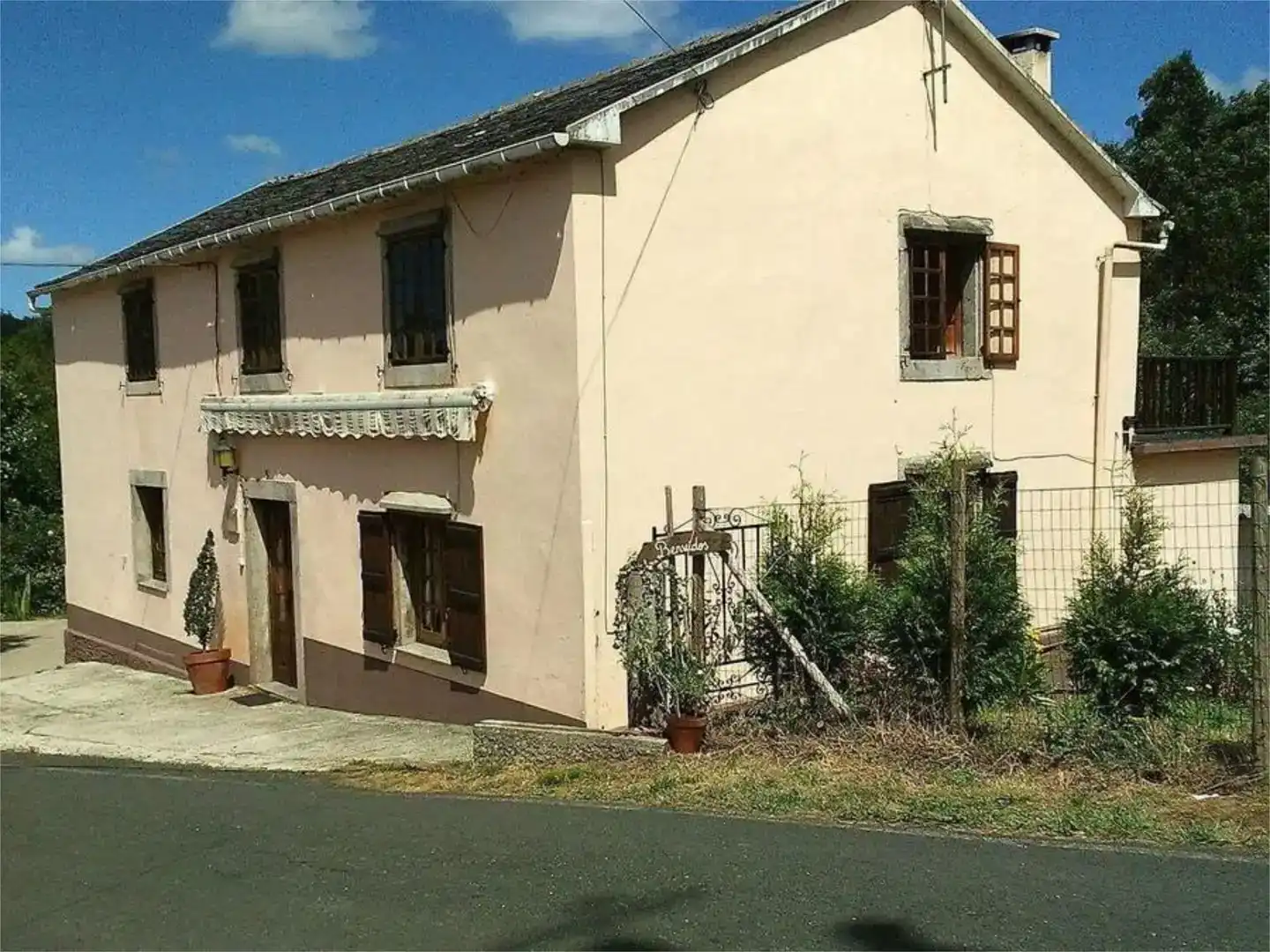 Exterior view of Flat for sale in As Somozas   with Private garden, Parquet flooring and Storage room