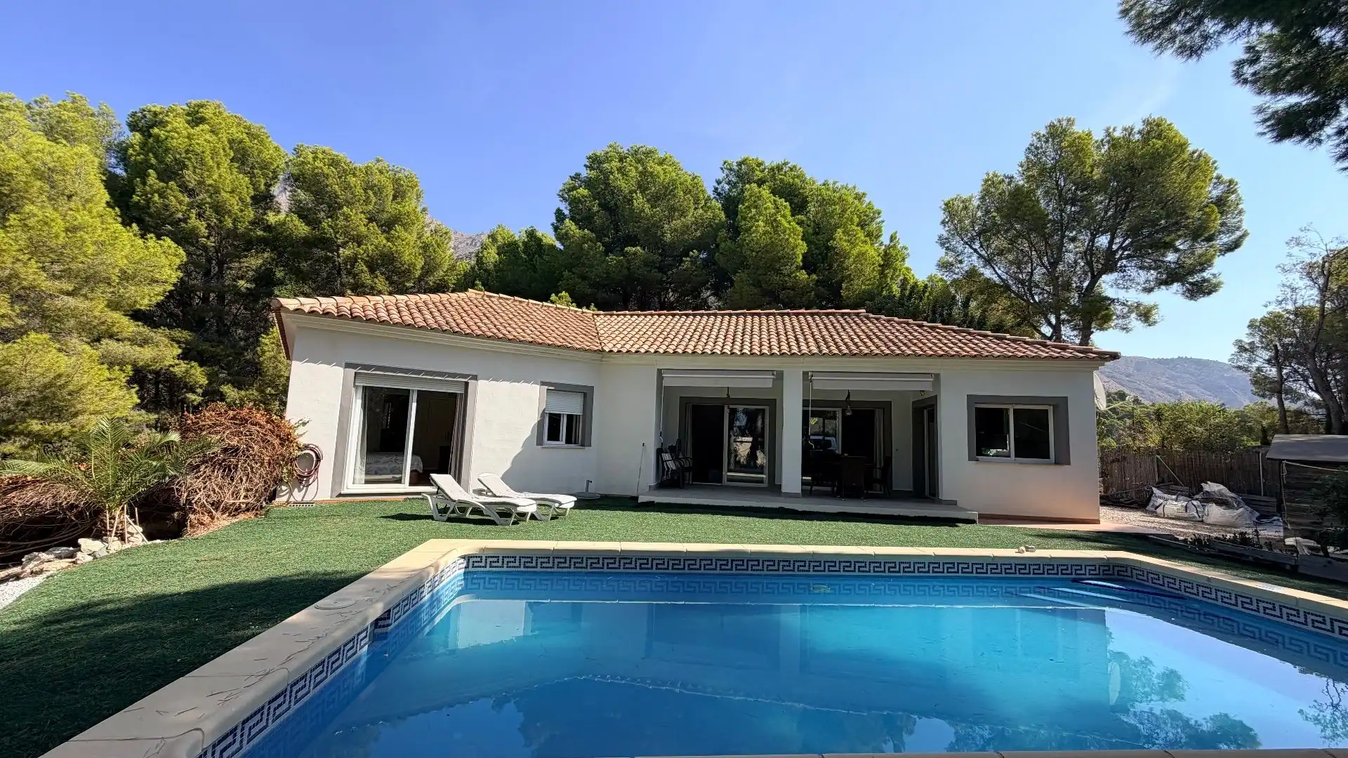 Exterior view of Houses for rent in Altea  with Air Conditioner, Heating and Private garden