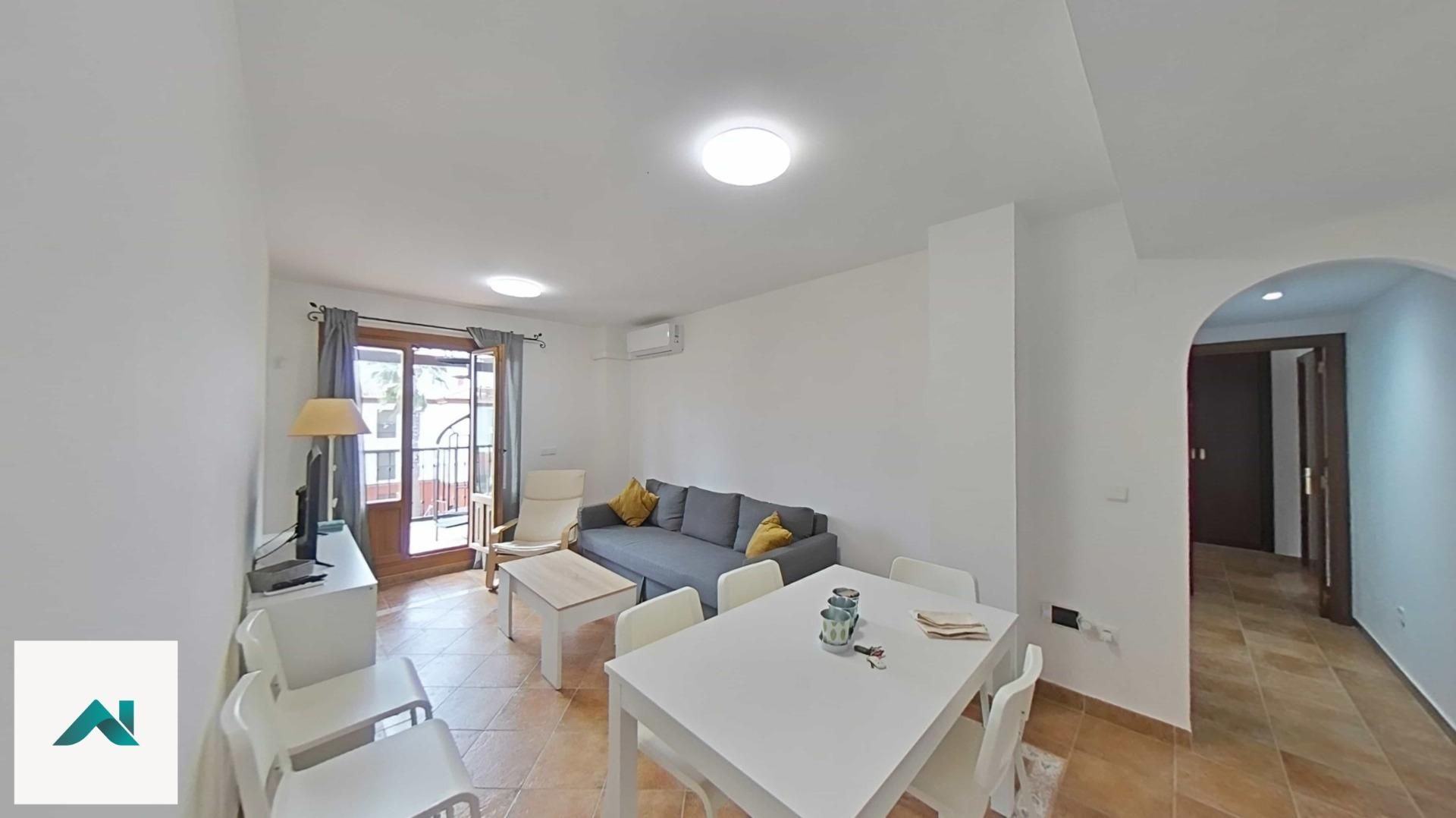 Living room of Apartment for rent in Ayamonte  with Air Conditioner, Heating and Private garden