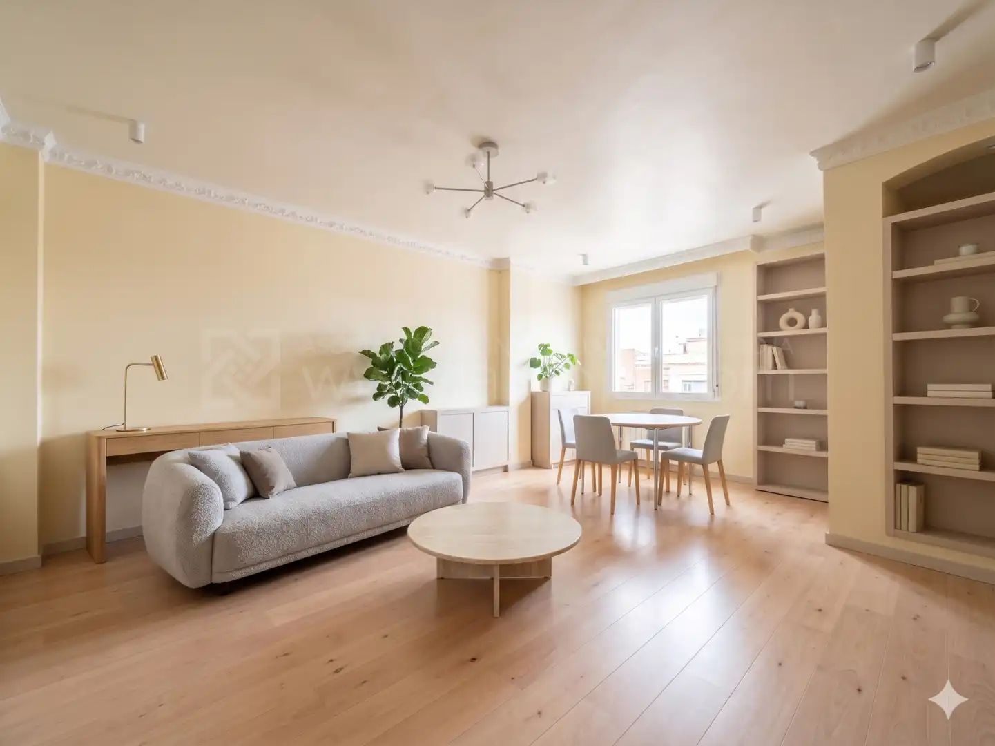 Wohnzimmer von Wohnung zum Verkauf in  Logroño mit Heizung, Parkett und Abstellraum