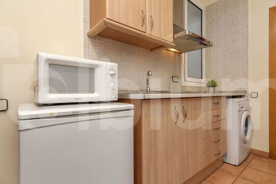 Küche von Wohnung zur Miete in Barcelona mit Klimaanlage und Heizung