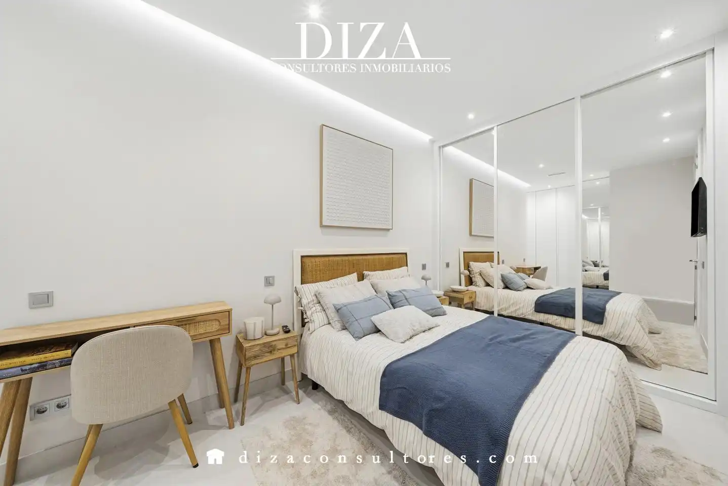 Schlafzimmer von Erdgeschoss zum Verkauf in Madrid mit Klimaanlage und Möbliert