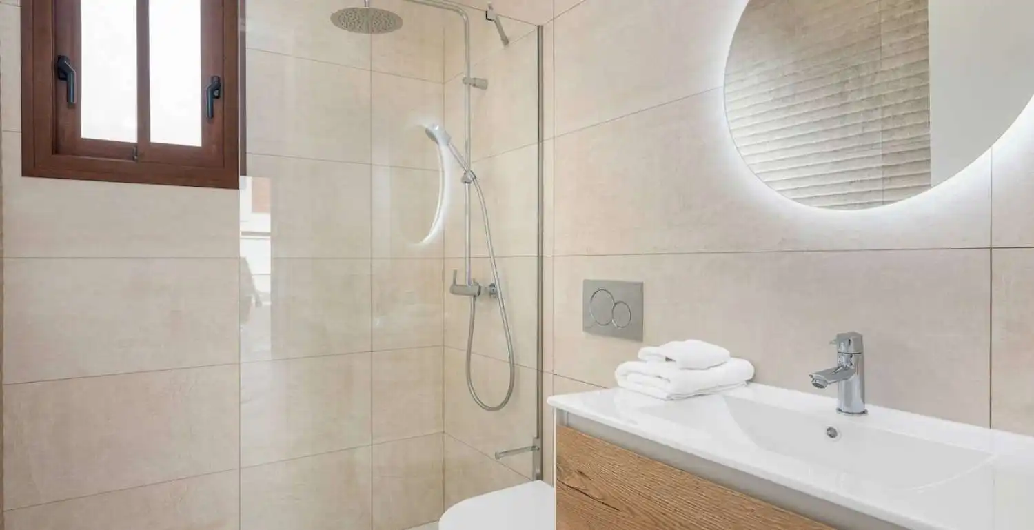 Bany de Casa o xalet en venda en Vera amb Aire condicionat, Terrassa i Piscina
