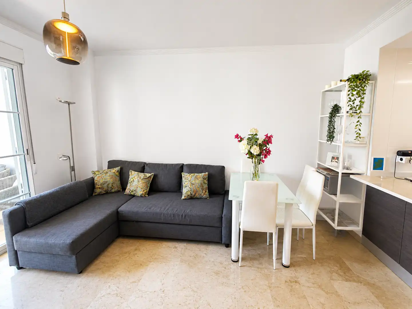 Living room of Ground floor for sale in Manilva  with Air Conditioner, Terrace and Swimming Pool