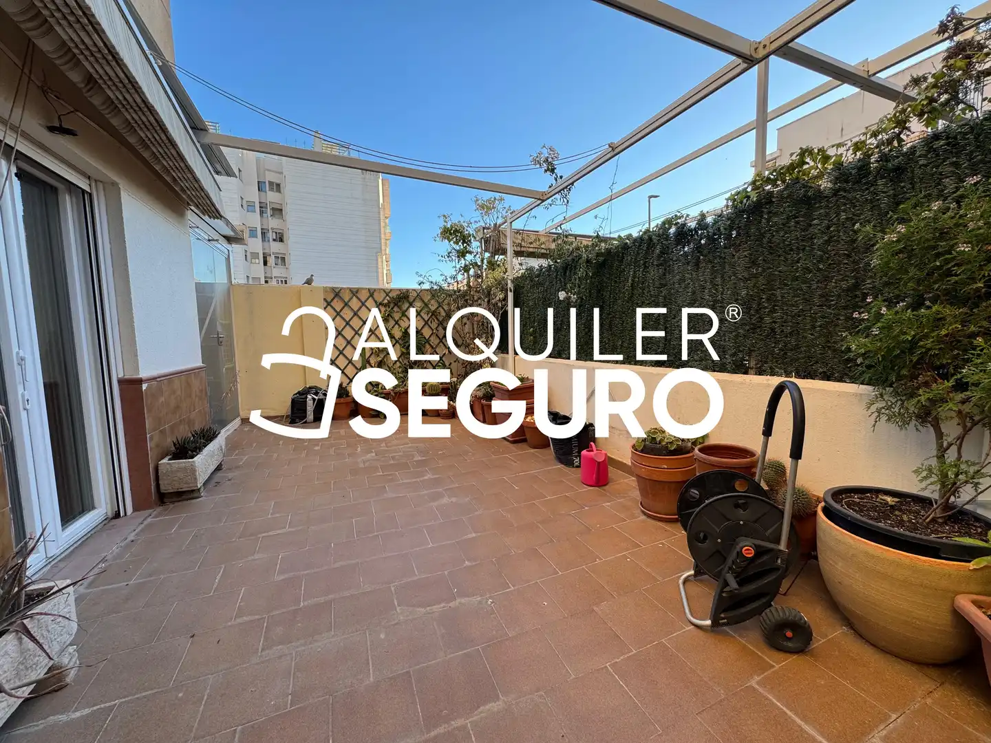 Terraza de Piso de alquiler en Málaga con Aire acondicionado, Terraza y Amueblado