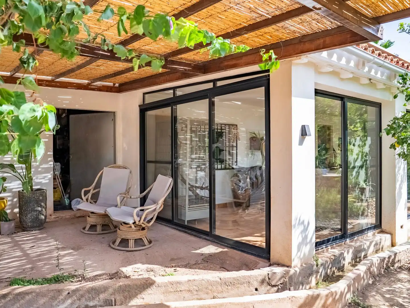 Terraza de Casa o chalet en venta en Callosa d'en Sarrià con Aire acondicionado, Jardín privado y Trastero
