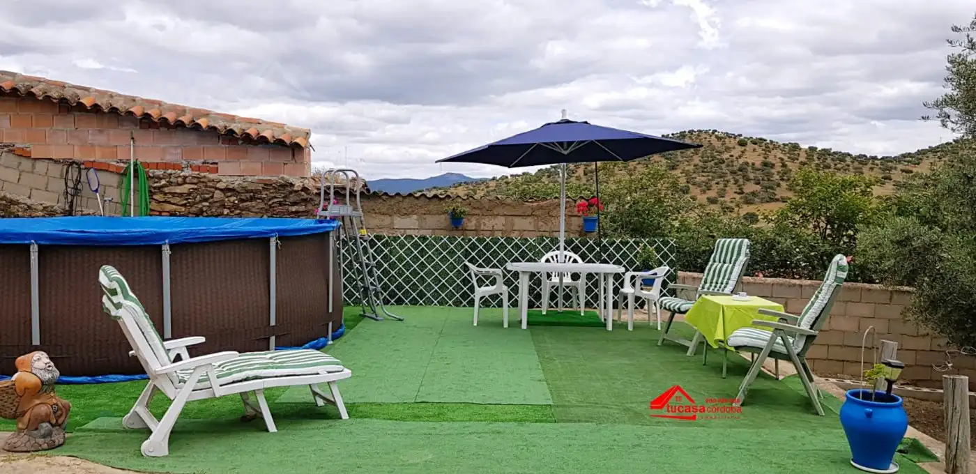 Terraza de Casa o chalet en venta en Villanueva del Rey con Piscina