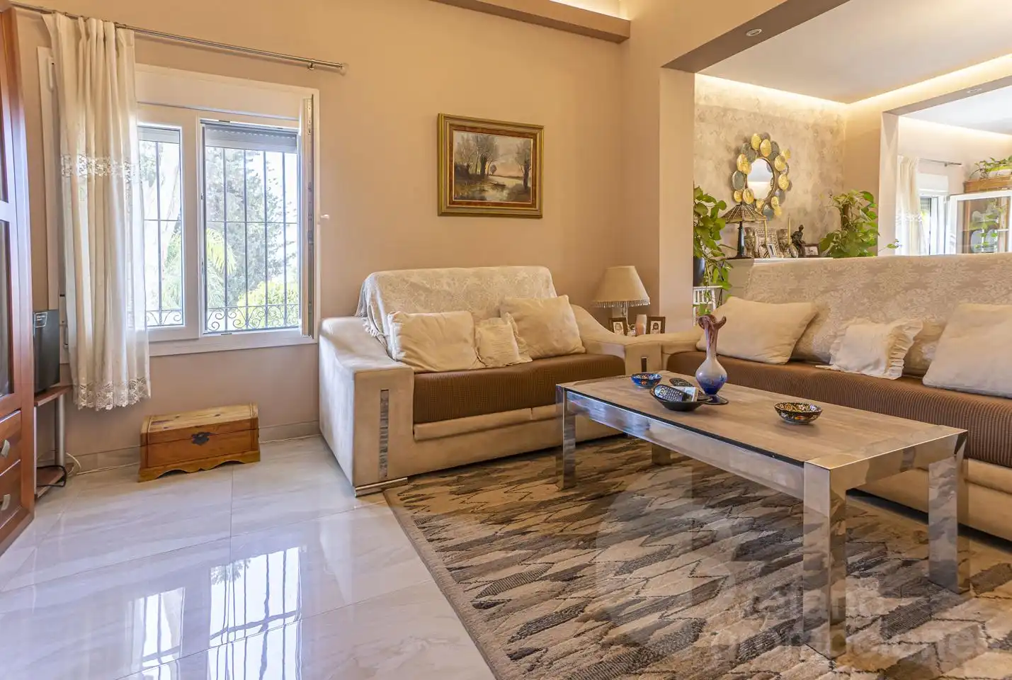 Living room of Houses for sale in Málaga  with Air Conditioner, Heating and Private garden