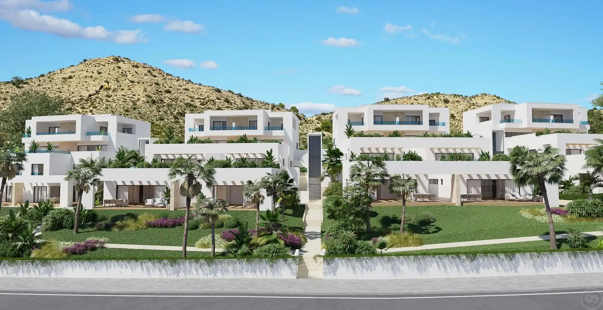 Vista exterior de Dúplex en venta en Monforte del Cid con Aire acondicionado, Calefacción y Terraza