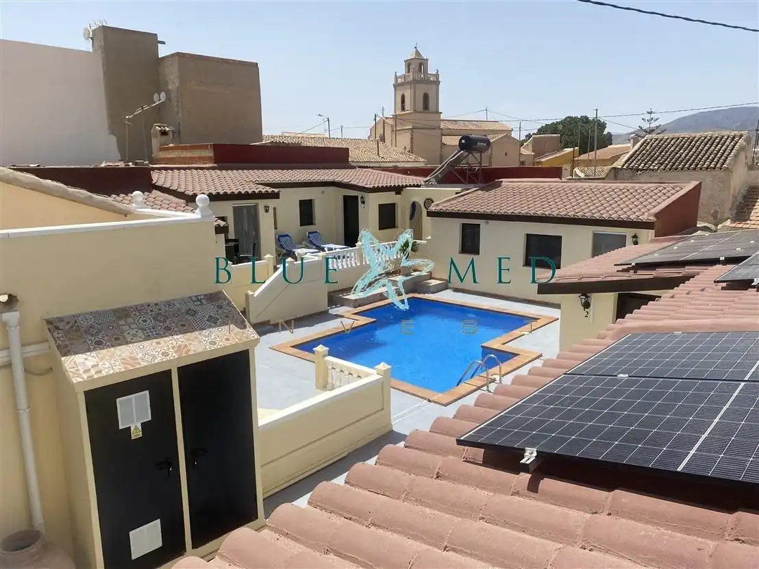 Piscina de Casa o chalet en venta en Fuente Álamo de Murcia con Aire acondicionado, Calefacción y Terraza
