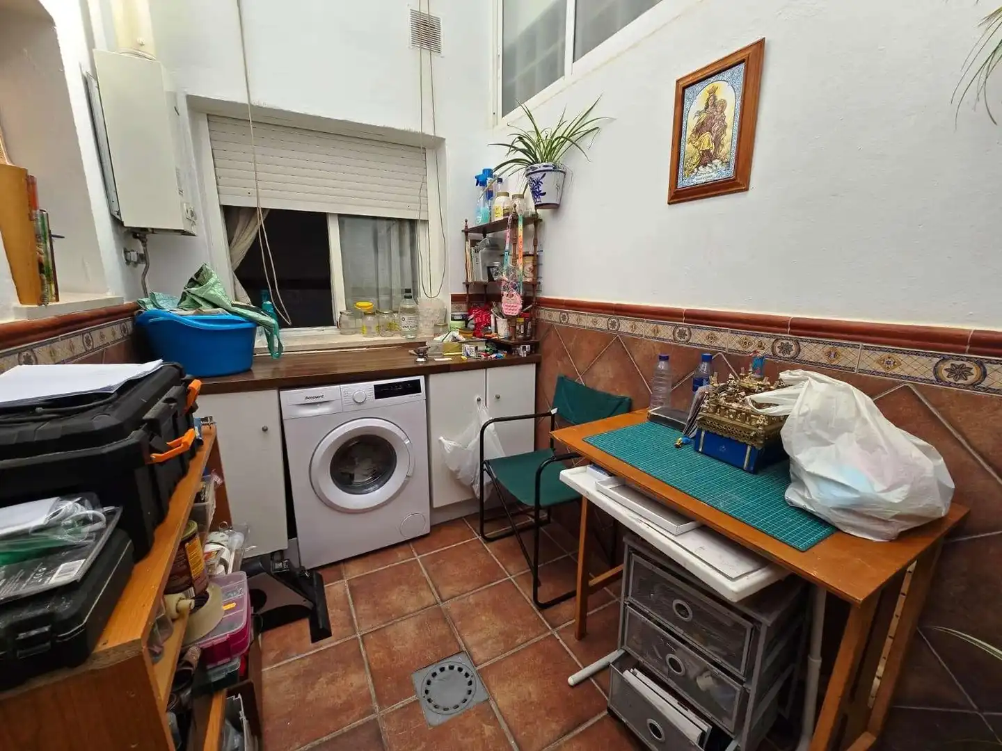 Cuina de Casa o xalet en venda en Castilleja de la Cuesta amb Aire condicionat, Terrassa i Balcó