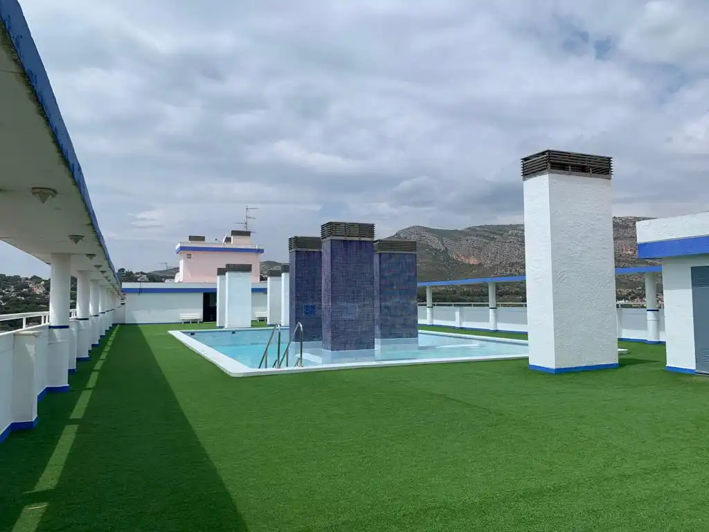 Piscina de Apartamento de alquiler en Oropesa del Mar / Orpesa con Aire acondicionado, Terraza y Amueblado
