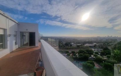 Vista exterior de Àtic en venda en  Valencia Capital amb Terrassa