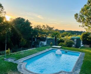 Swimming pool of House or chalet for sale in Valdenuño Fernández  with Heating, Private garden and Swimming Pool