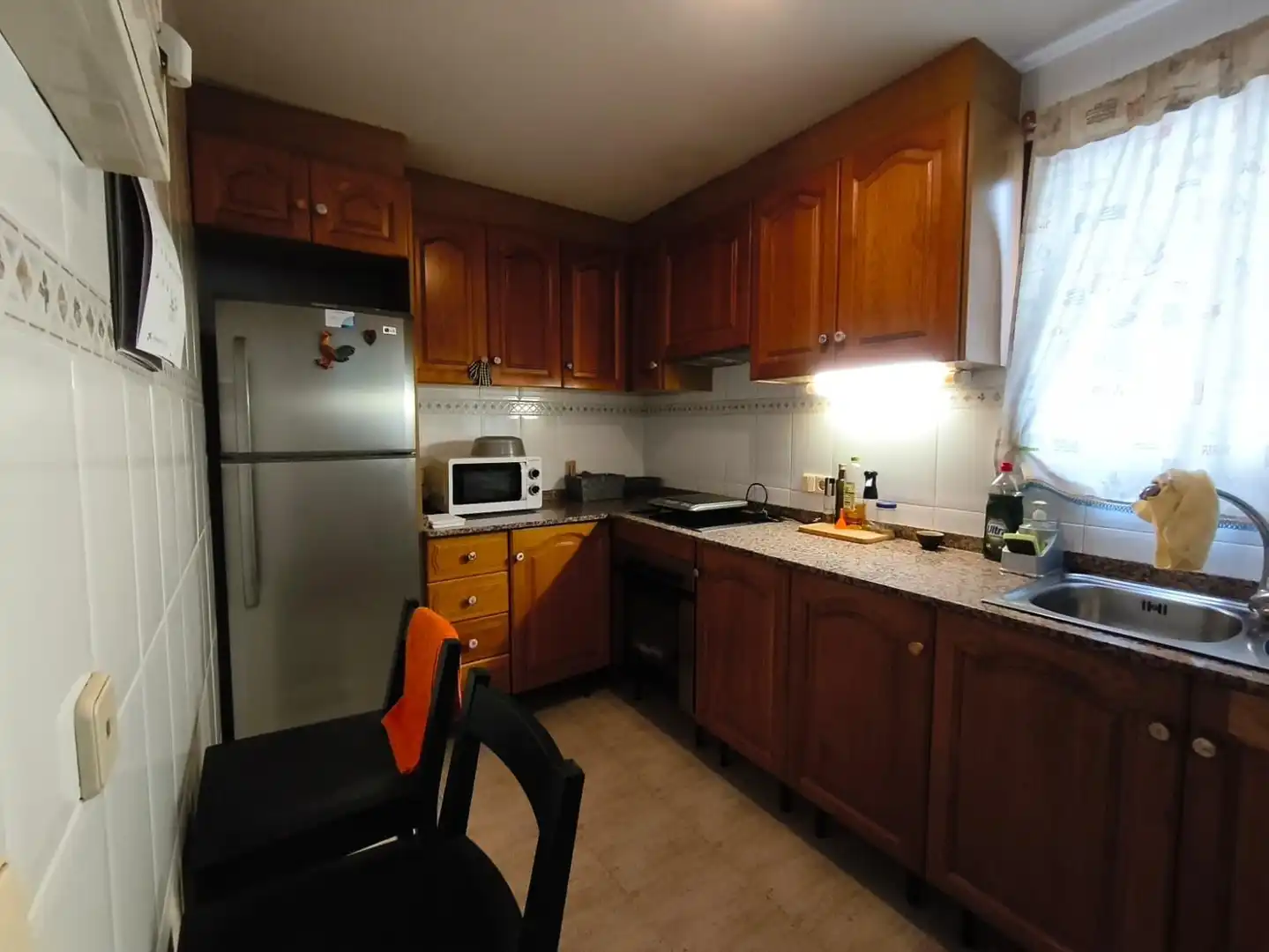 Küche von Wohnung zur Miete in Gandia mit Klimaanlage, Möbliert und Balkon