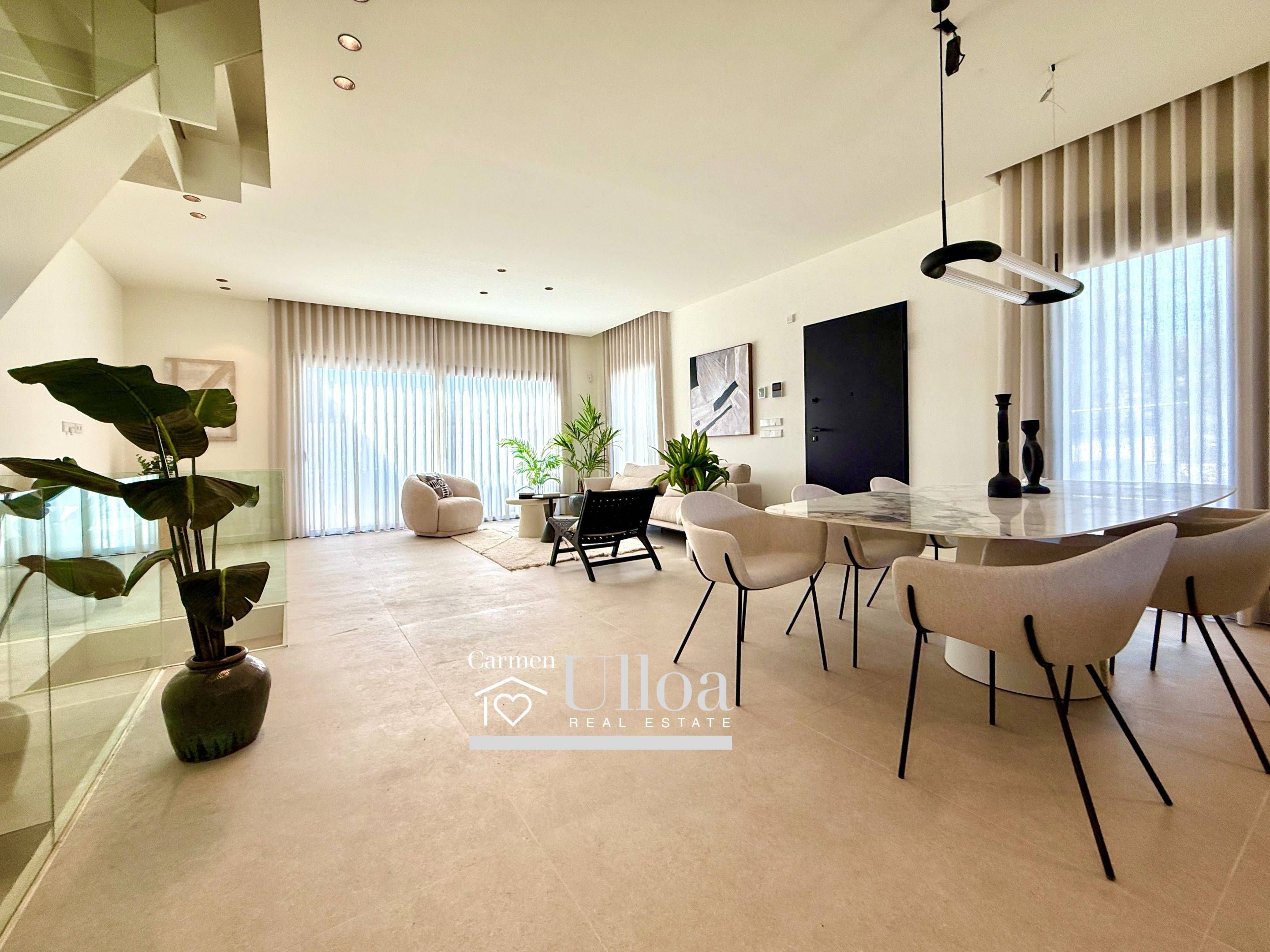 Living room of Single-family semi-detached for sale in Sant Joan d'Alacant  with Air Conditioner, Heating and Private garden