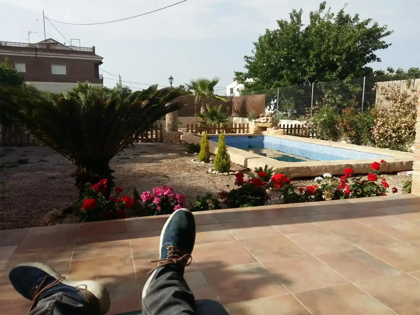 Piscina de Casa o xalet en venda en Murcia amb Aire condicionat, Jardí privat i Traster