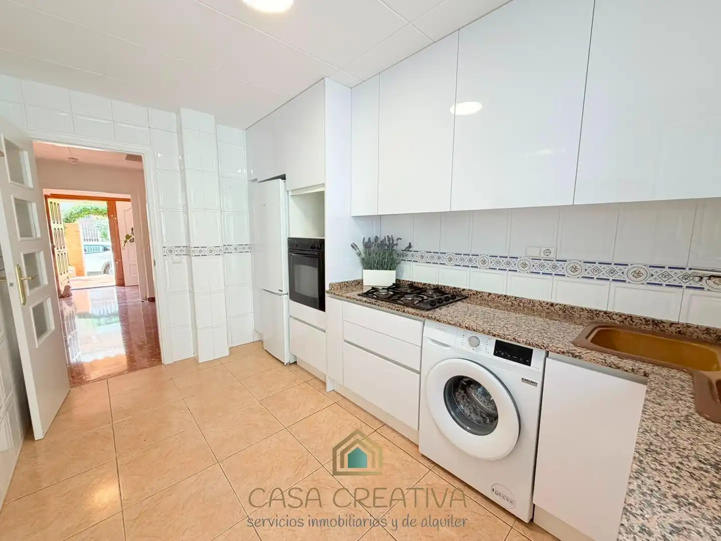 Cocina de Casa adosada en venta en Picanya con Jardín privado, Terraza y Trastero