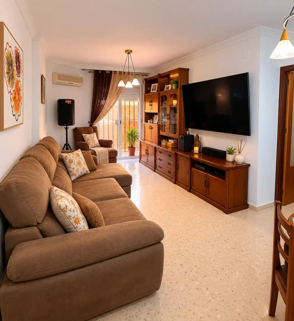 Wohnzimmer von Wohnung zum Verkauf in Dos Hermanas mit Terrasse