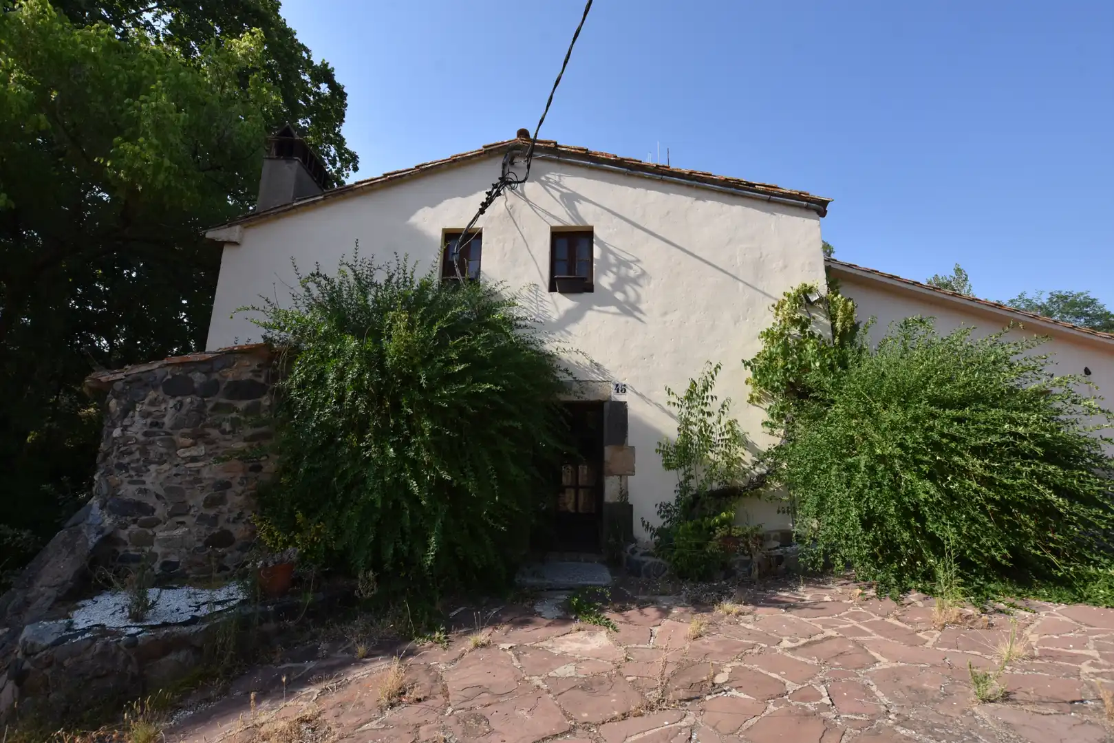 Vista exterior de Finca rústica en venda en Caldes de Malavella amb Calefacció, Jardí privat i Terrassa