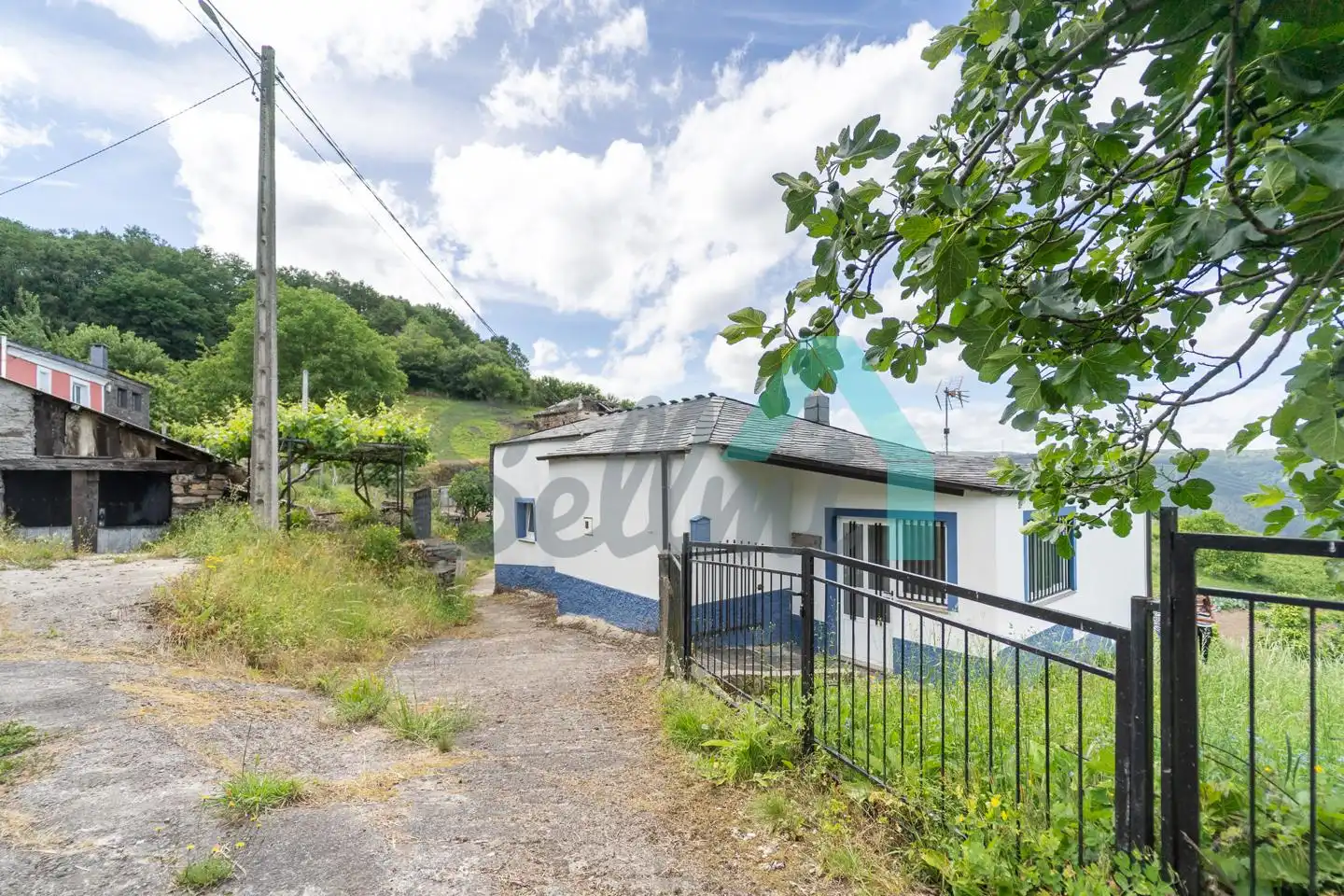 Vista exterior de Casa o chalet en venta en Grandas de Salime con Jardín privado y Parquet
